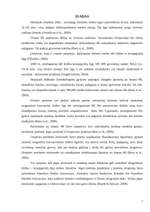SKIRTINGŲ KINEZITERAPIJOS PROGRAMŲ POVEIKIS MIOKARDO INFARKTĄ PATYRUSIŲJŲ FUNKCINIAM PAJĖGUMUI. Paveikslėlis 7