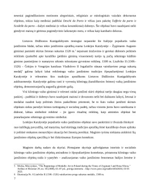 Gratia Dei kilmingo vaiko įamžinimas ir kontekstai Renesanso epochoje. Paveikslėlis 6