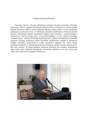 KAZIMIERZ SLECZKA ,,FEMINIZMAS’’ knygos analizė. Paveikslėlis 2