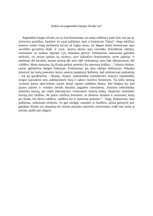 KAZIMIERZ SLECZKA ,,FEMINIZMAS’’ knygos analizė. Paveikslėlis 8