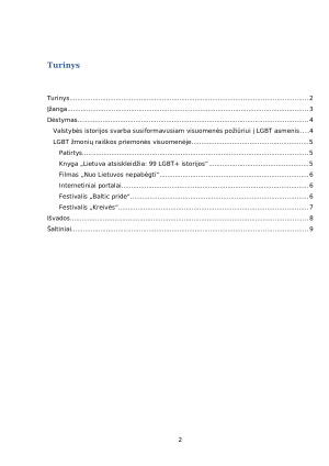 LGBT BENDRUOMENĖS NARIŲ INTEGRACIJA LIETUVOS VISUOMENĖJE. Paveikslėlis 2