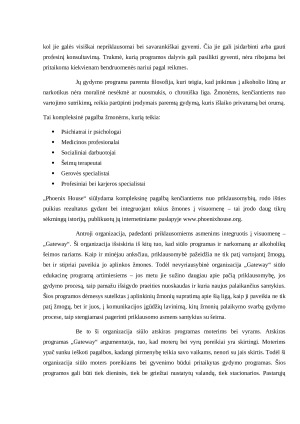 NVO praktika integruojant priklausomus asmenis į visuomenę JAV. Paveikslėlis 2