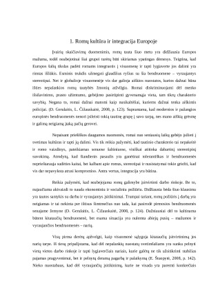 Romų bendruomenė Lietuvoje. Paveikslėlis 4