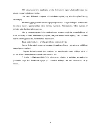 SOCIALINĖS PROBLEMOS ANALIZĖ – NEPILNAMEČIŲ DELIKVENTINIS ELGESYS. Paveikslėlis 5