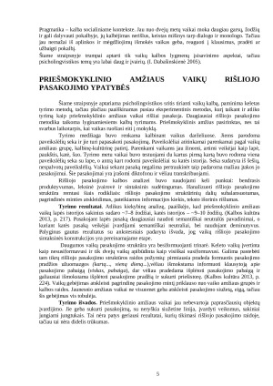 VAIKŲ KALBOS RAIDOS YPATYBĖS. Paveikslėlis 5