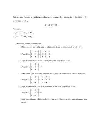 Matricos ir determinantai. Paveikslėlis 10
