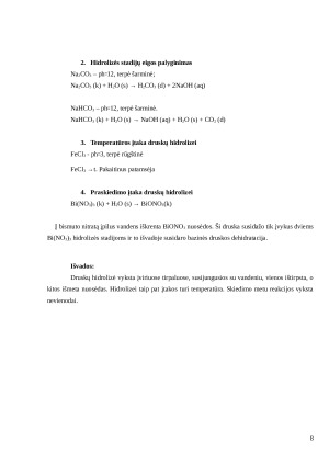 Neorganinės chemijos laboratorinių darbų ataskaitos. Paveikslėlis 8