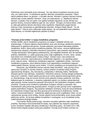 Kantas I. Prolegomenai. Paveikslėlis 2