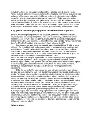Kantas I. Prolegomenai. Paveikslėlis 5