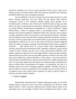 Laisvės samprata Edmund Burke filosofijoje. Paveikslėlis 8