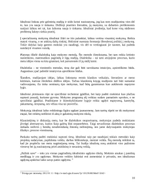 MANO UGDYMO FILOSOFIJA LYGINANT SU REALIZMO IR IDEALIZMO FILOSOFIJOMIS. Paveikslėlis 10
