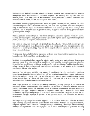 MANO UGDYMO FILOSOFIJA LYGINANT SU REALIZMO IR IDEALIZMO FILOSOFIJOMIS. Paveikslėlis 8
