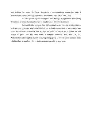 Meno samprata  viduramžiais. Tomas Akvinietis apie  grožio prigimtį.. Paveikslėlis 4