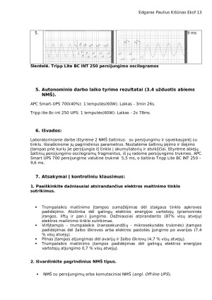 Nepertraukiamo maitinimo šaltinių tyrimas. Paveikslėlis 4
