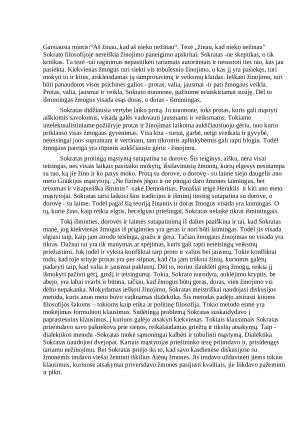 Sokrato požiūris ir mąstymo būdas. Paveikslėlis 2