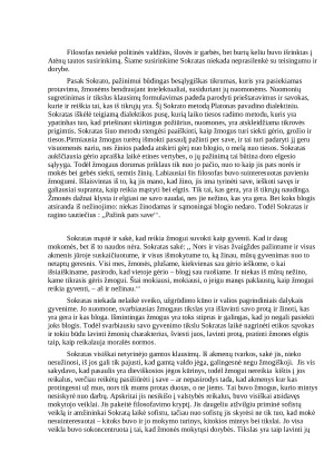 Sokrato požiūris ir mąstymo būdas. Paveikslėlis 3
