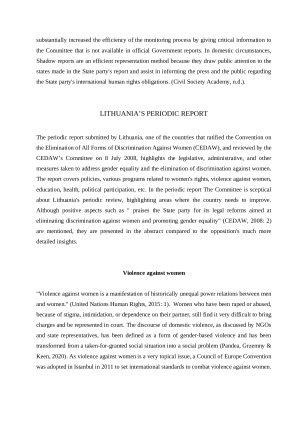 ANALYSIS OF GENDER INEQUALITY IN LITHUANIA. Paveikslėlis 8