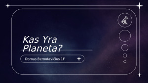 Kas Yra Planeta?