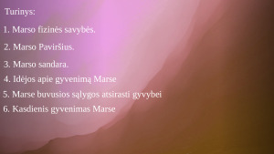 Marsas. Ar įmanoma gyvybei išgyventi?. Paveikslėlis 2