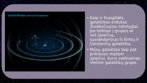 Paukščių takas ir kitos galaktikos. Paveikslėlis 10