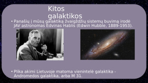 Paukščių takas ir kitos galaktikos. Paveikslėlis 8