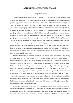 VAGYSTĖS KVALIFIKAVIMAS LIETUVOS TEISMŲ PRAKTIKOJE. Paveikslėlis 7