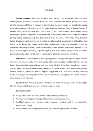 SPORTINIŲ UŽSIĖMIMŲ ANT BELLICON® BATUTŲ POVEIKIS MOTERŲ PSICHOLOGINEI GEROVEI IR JŲ FIZINIO PAJĖGUMO KAITA. Paveikslėlis 7