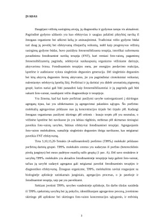 FOTO-VAISTO 5,10,15,20-TETRAKIS(4- SULFONATOFENIL) PORFIRINO (TPPS4) SPEKTRINIŲ IR ERDVINIŲ SAVYBIŲ TYRIMAS. Paveikslėlis 3