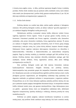 FOTO-VAISTO 5,10,15,20-TETRAKIS(4- SULFONATOFENIL) PORFIRINO (TPPS4) SPEKTRINIŲ IR ERDVINIŲ SAVYBIŲ TYRIMAS. Paveikslėlis 5
