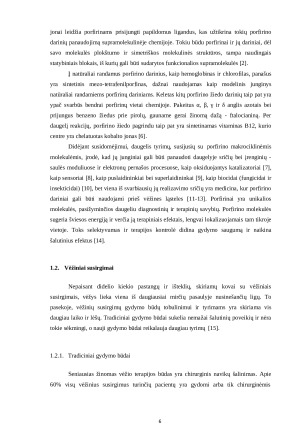 FOTO-VAISTO 5,10,15,20-TETRAKIS(4- SULFONATOFENIL) PORFIRINO (TPPS4) SPEKTRINIŲ IR ERDVINIŲ SAVYBIŲ TYRIMAS. Paveikslėlis 6