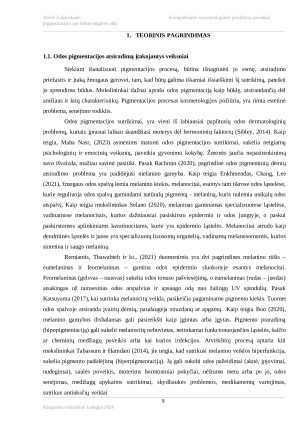 KOMPLEKSINĖS KOSMETOLOGINĖS PRIEŽIŪROS POVEIKIS PIGMENTACIJOS PAVEIKTAI NUGAROS ODAI. Paveikslėlis 9