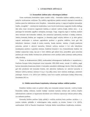 DIDELIO MEISTRIŠKUMO KREPŠININKŲ, RUNGTYNIAUJANČIŲ SKIRTINGOSE POZICIJOSE, ŽAIDIMO RODIKLIŲ VEIKSMINGUMAS. Paveikslėlis 6