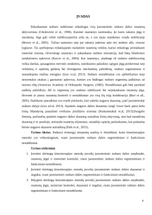 SKIRTINGŲ KINEZITERAPIJOS METODIKŲ POVEIKIS JUOSMENINĖS STUBURO DALIES SEGMENTINIAM IR FUNKCINIAM NESTABILUMUI.STRAIPSNIŲ ANALIZĖ. Paveikslėlis 8