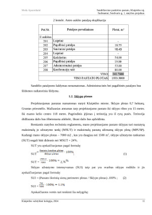 SANDĖLIAVIMO PASKIRTIES PASTATO, KLAIPĖDOS R. SUDMANTAI, SENDVARIO G. 1, STATYBOS PROJEKTAS. Paveikslėlis 10