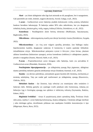 PROCEDŪRŲ SU GLIKOLIO RŪGŠTIMI POVEIKIS POUŽDEGIMINEI HIPERPIGMENTACIJAI AKNĖS PAVEIKTOS MOTERS VEIDO ODOS ATVEJU. Paveikslėlis 4