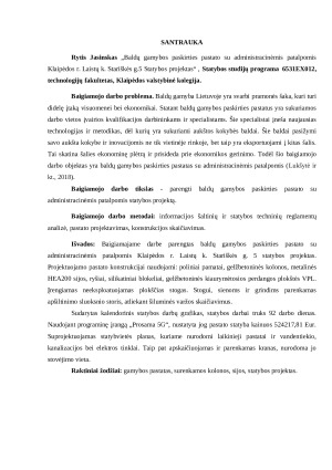 BALDŲ GAMYBOS PASKIRTIES PASTATO SU ADMINISTRACINĖMIS PATALPOMIS KLAIPĖDOS R. LAISTŲ K. STARIŠKĖS G.5. STATYBOS PROJEKTAS. Paveikslėlis 6