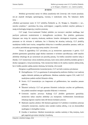 MEDINIO GYVENAMOJO NAMO IŠ CLT PLOKŠČIŲ ŽALIAKELIO G. 24, SLENGIŲ K., KLAIPĖDOS R. SAV., STATYBOS PROJEKTAS. Paveikslėlis 7