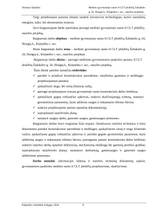 MEDINIO GYVENAMOJO NAMO IŠ CLT PLOKŠČIŲ ŽALIAKELIO G. 24, SLENGIŲ K., KLAIPĖDOS R. SAV., STATYBOS PROJEKTAS. Paveikslėlis 8