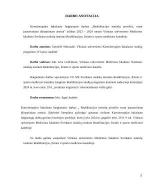 Reabilitacijos metodų poveikis esant jaunatviniam idiopatiniam artritui išplėstinė literatūros apžvalga. Paveikslėlis 2