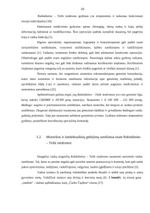 KINEZITERAPIJOS POVEIKIS PACIENTAMS, SERGANTIEMS RUBINŠTEINO – TEIBI SINDROMU. Paveikslėlis 10