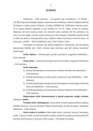 KINEZITERAPIJOS POVEIKIS PACIENTAMS, SERGANTIEMS RUBINŠTEINO – TEIBI SINDROMU. Paveikslėlis 7