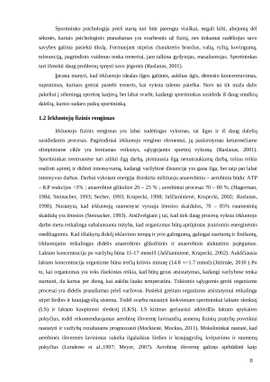 IRKLUOTOJŲ MERGINŲ KOJŲ RAUMENŲ GALINGUMO, AEROBINIO PAJĖGUMO RODIKLIŲ SĄSAJOS SU VARŽYBŲ REZULTATAIS. Paveikslėlis 9