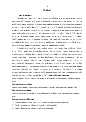 DARSONVALIO PROCEDŪRŲ IR KOSMETIKOS SU ARBATMEDŽIU POVEIKIS SPUOGAIS PAVEIKTAI NUGAROS ODAI. Paveikslėlis 5