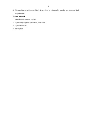 DARSONVALIO PROCEDŪRŲ IR KOSMETIKOS SU ARBATMEDŽIU POVEIKIS SPUOGAIS PAVEIKTAI NUGAROS ODAI. Paveikslėlis 6