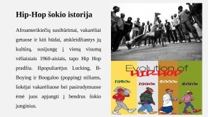 Hip – Hop šokis. Paveikslėlis 3