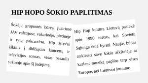 Hip – Hop šokis. Paveikslėlis 4