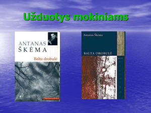 A. Šopenhaueris, A. Garšva. Užduotys. Paveikslėlis 1