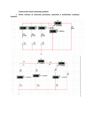 Nuolatinės srovės grandinių tyrimas  kompiuteriu. Šaltinių jungimo būdai ir Kirchhofo dėsniai. Paveikslėlis 2