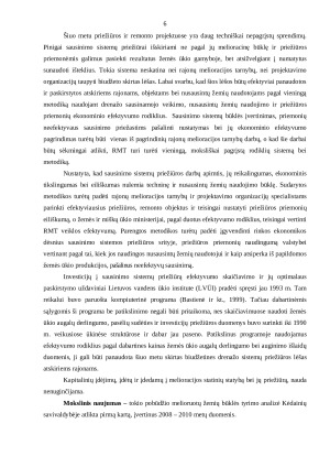 MELIORUOTŲ ŽEMIŲ KĖDAINIŲ SAVIVALDYBĖJE BŪKLĖ. Paveikslėlis 6