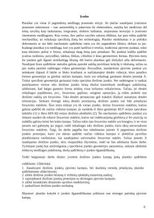 Plastikui apdirbti skirto drožimo įrankio geometrijos tyrimas. Paveikslėlis 8